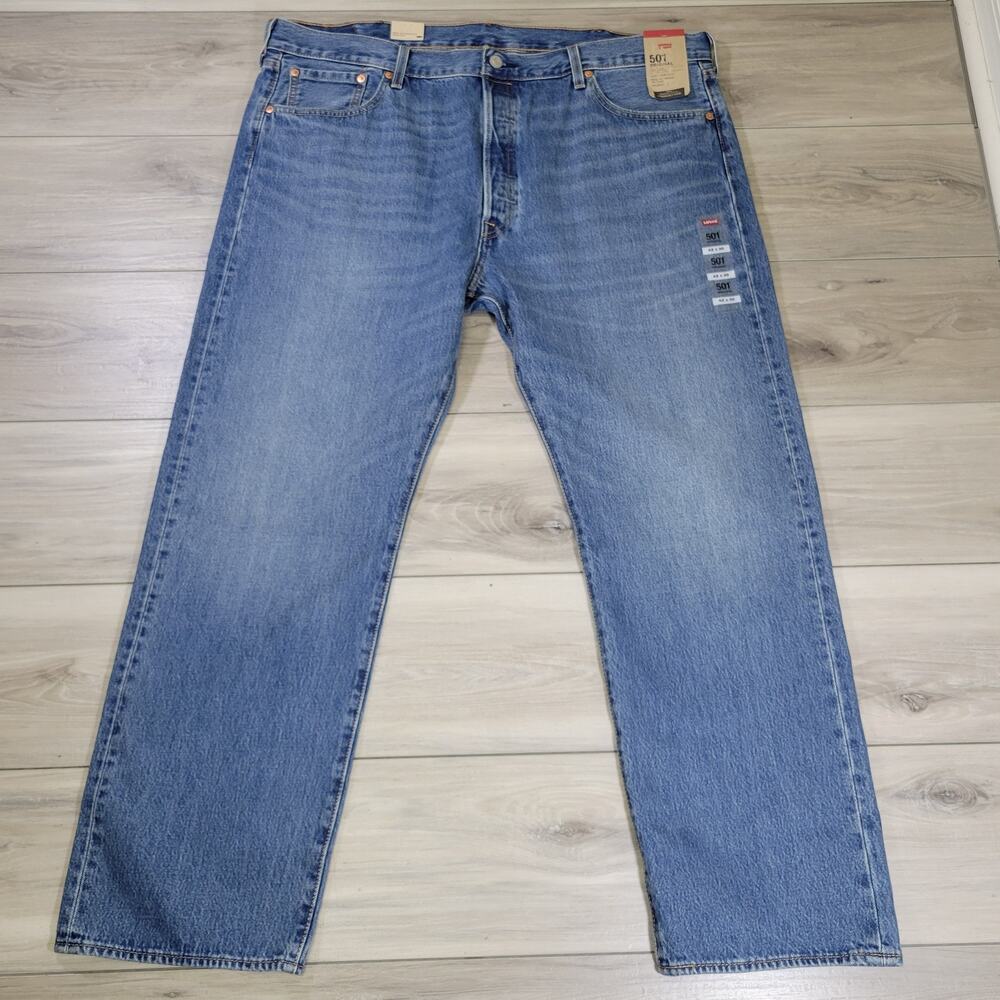 Levi's 501 Jeans Men's 42X30 Light Wash New 005013306